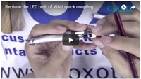 Replace the LED bulb of W&H style fiber optic handpiece