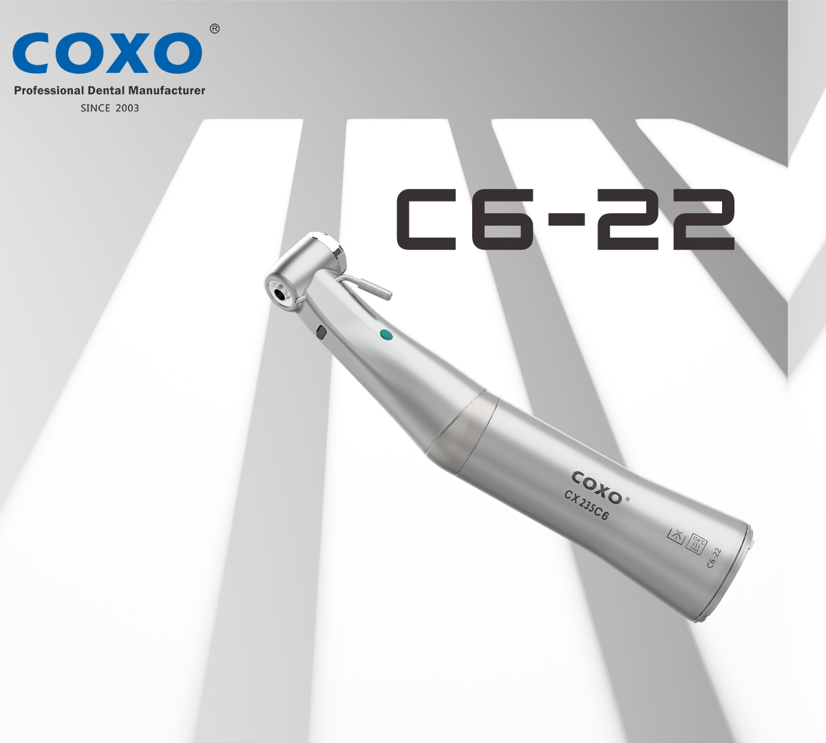 CX235C6 20:1 EXTERNAL CONTRA ANGLE | COXO DENTAL