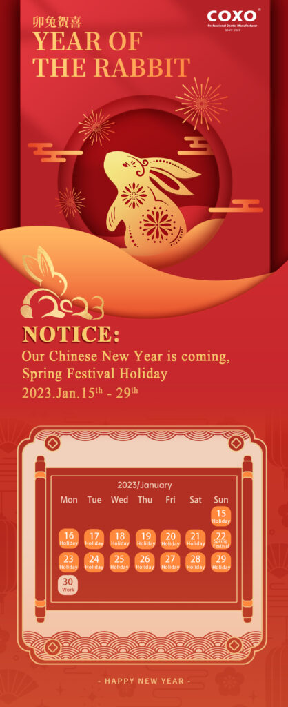 Chinese Spring Festival Holiday notice